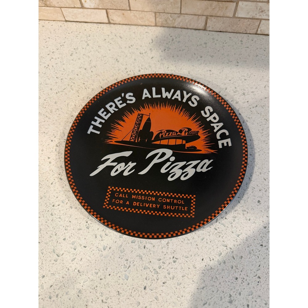 Disney Toy Story Pizza Planet "There's Always Space For Pizza" Plate